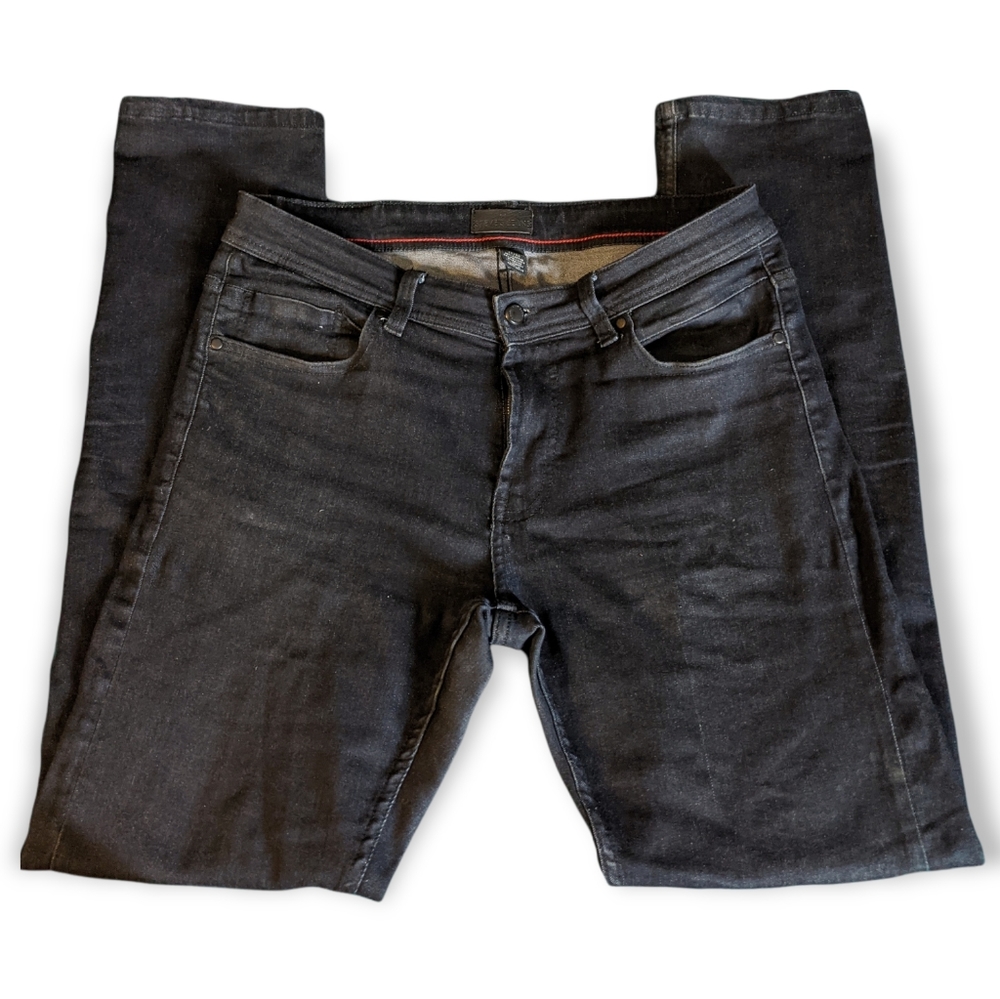 Steve's Jeans black stretch denim skinny fit jeans size 32" X 32"